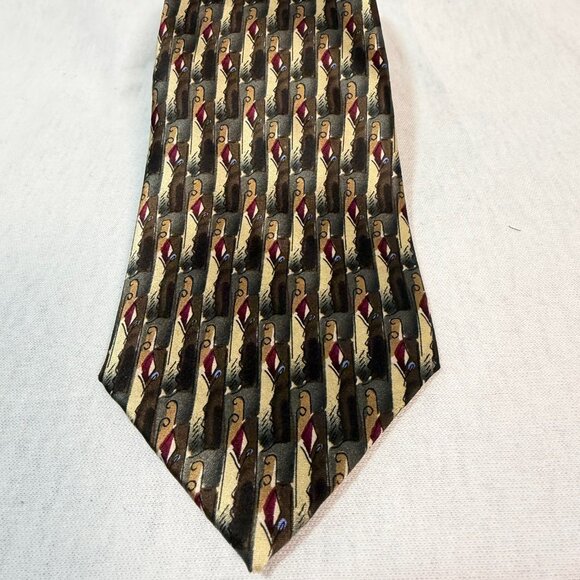J. Garcia Other - Jerry Garcia Silk Tie "Like a Twittering Machine" Collection 52 Abstract Art